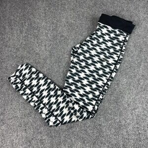Nike Leggings Small Black White Full Length Running Pants 777408‎ 010 Women's